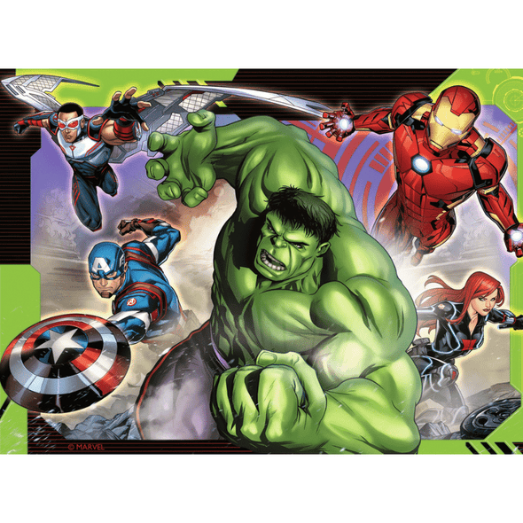 Avengers Assemble 4 in Box  (4x 100 Pieces)