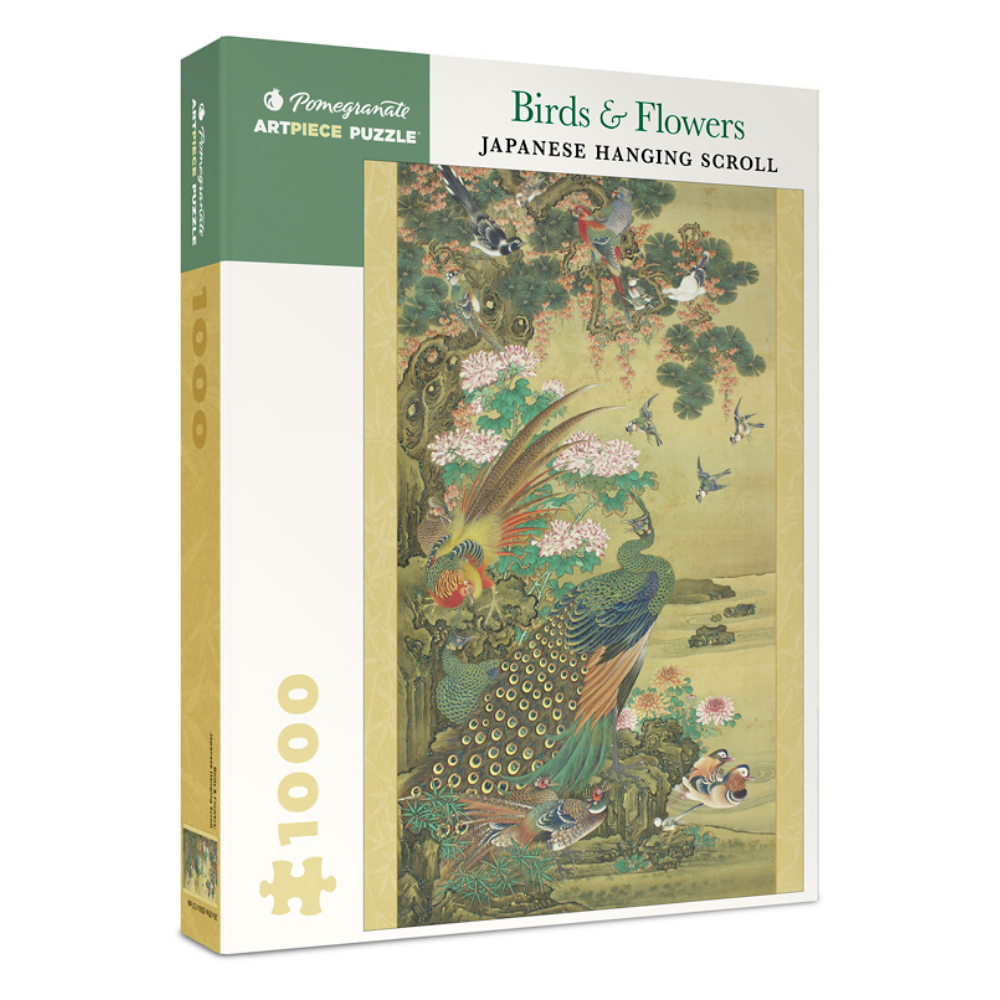 Birds & Flowers: Japanese Hanging Scroll