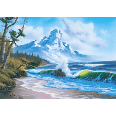 Bob Ross: Mountain by the Sea (1000 Pieces)