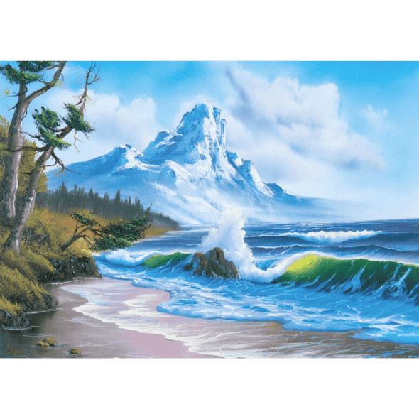Bob Ross: Mountain by the Sea (1000 Pieces)