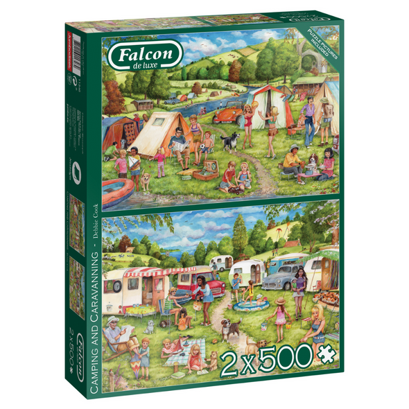 Camping and Caravanning (2 x 500 Pieces)