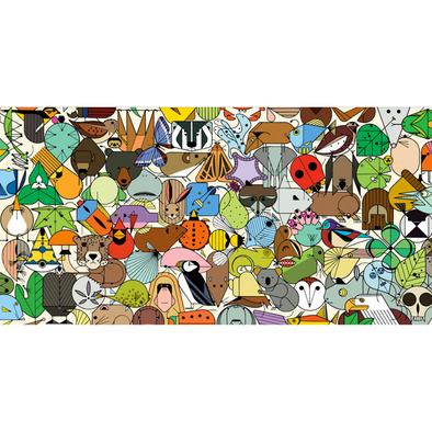 Charley Harper: Beguiled by Wild (1000 Pieces)