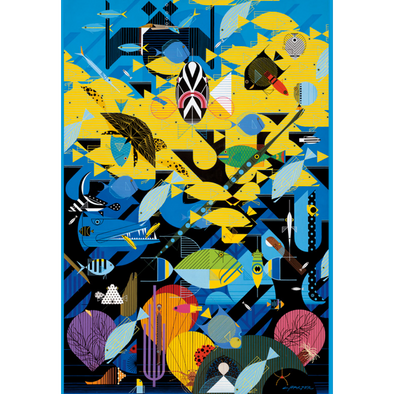 Charley Harper: The Coral Reef (1000 Pieces)