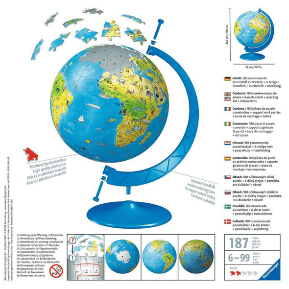 Children's World Map 3D Puzzle