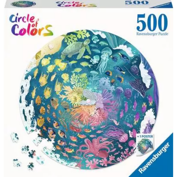 Circle of Colours: Oceans (500 Pieces)