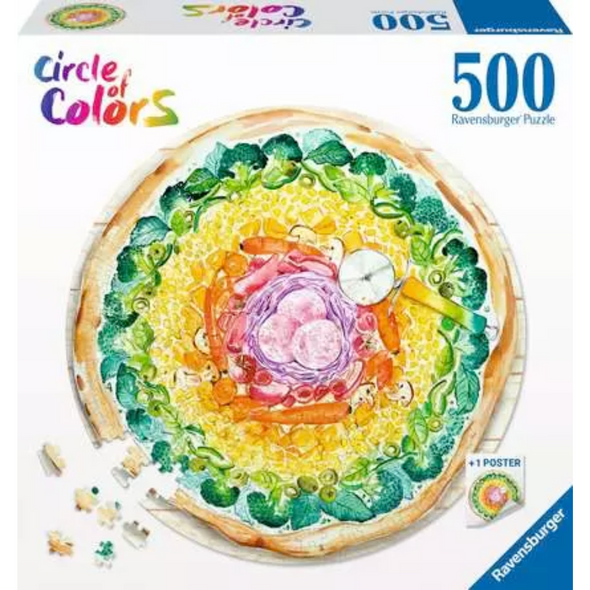 Circle of Colours: Pizza (500 Pieces)