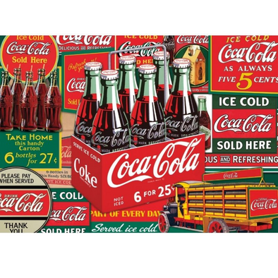 Coca Cola: Classic Bottles (1000 Pieces)