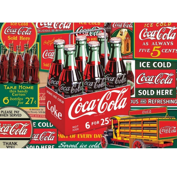 Coca Cola: Classic Bottles (1000 Pieces)