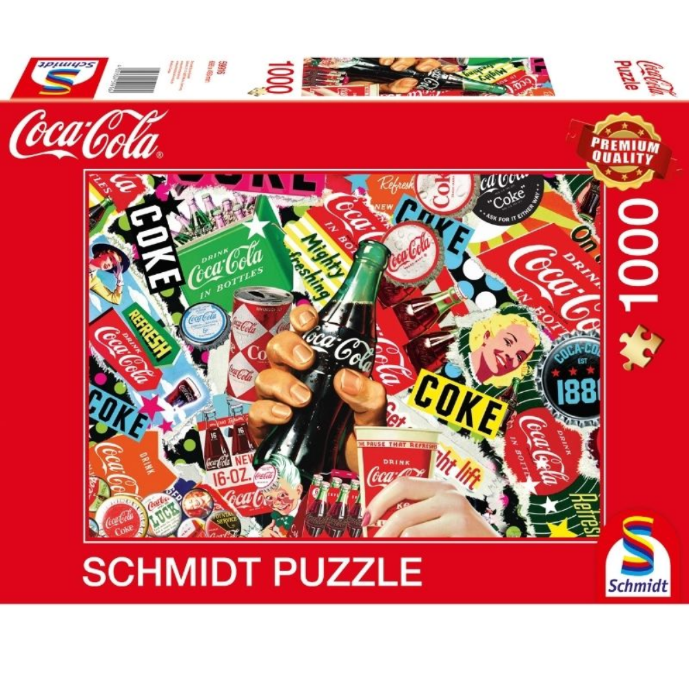 Coca-Cola Classic Signs 1000 Piece Jigsaw Puzzle 