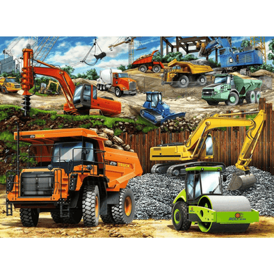 Construction Vehicles (100 Pieces)