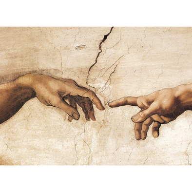 Michelangelo: Creation of Adam (Detail)