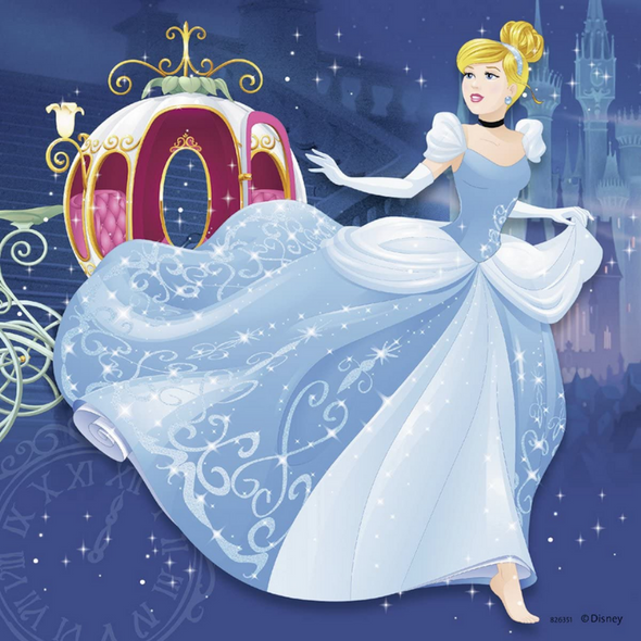 Disney Princess Adventure (3x 49 Pieces)
