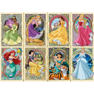 Disney Princess Art Nouveau
