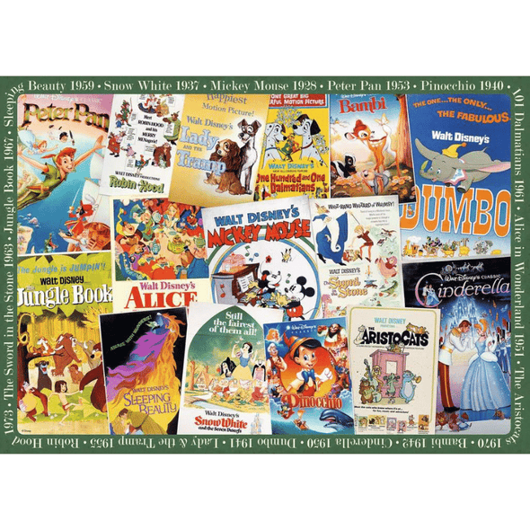 Disney Vintage Movie Posters (1000 Pieces)