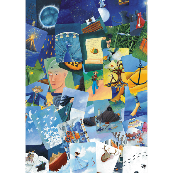 Dixit Jigsaw Puzzle: Blue MishMash (1000 Pieces)