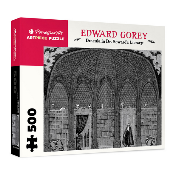 Edward Gorey: Dracula in Dr. Seward's Library (500 Pieces)