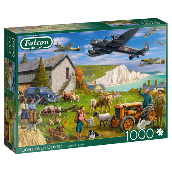Flight over Dover (1000 Pieces)