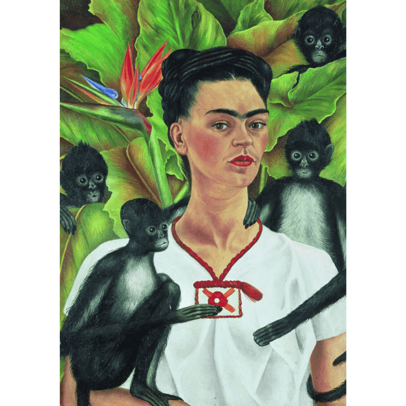 Frida Kahlo: Self-Portrait with Monkeys