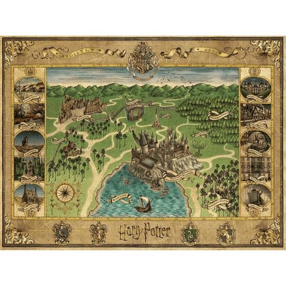 Harry Potter: Hogwarts Map (1500 Pieces)