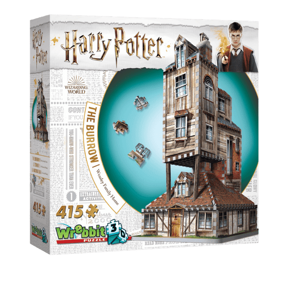 Harry Potter: The Burrow – Weasley Family Home (3D Puzzle)