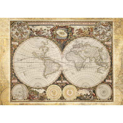 Historical Map of the World (2000 Pieces)