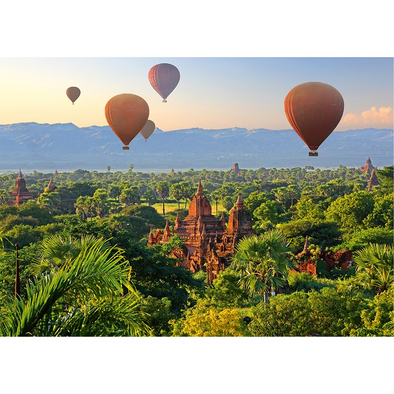 Hot Air Balloons, Mandalay, Myanmar