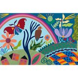 Lisa Houck: Landscape with Visitors Floor Puzzle