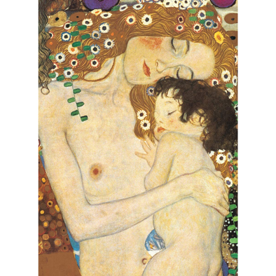 Gustav Klimt: Mother and Child (Detail)