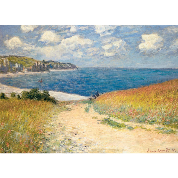 Claude Monet: Path through the Wheat Fields