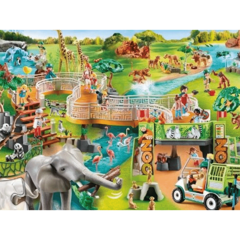 Playmobil: A Zoo Adventure Puzzle and Play – The Puzzle Academy