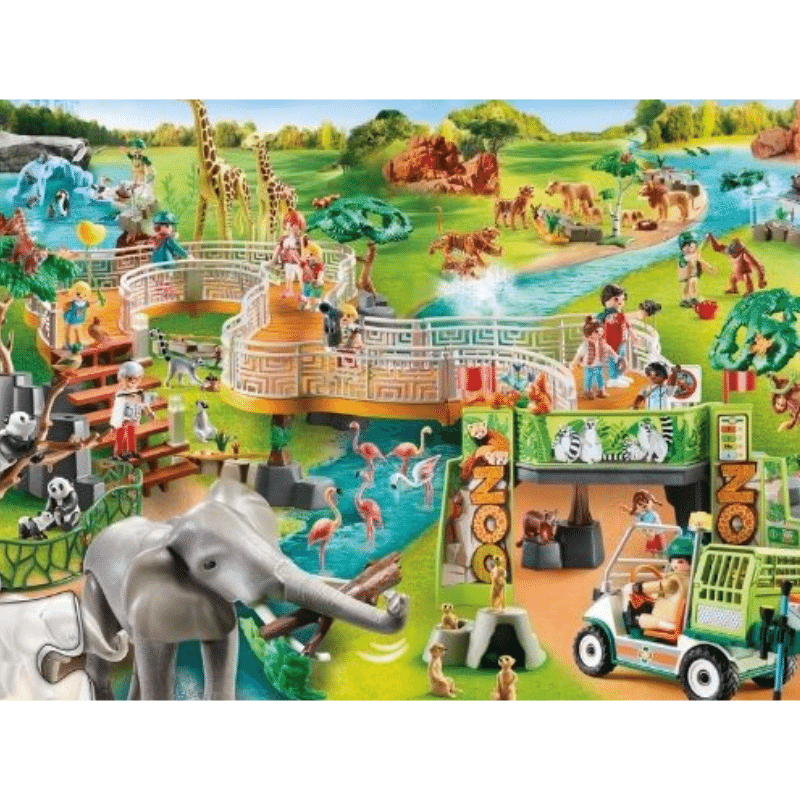 Playmobil leopard family sales