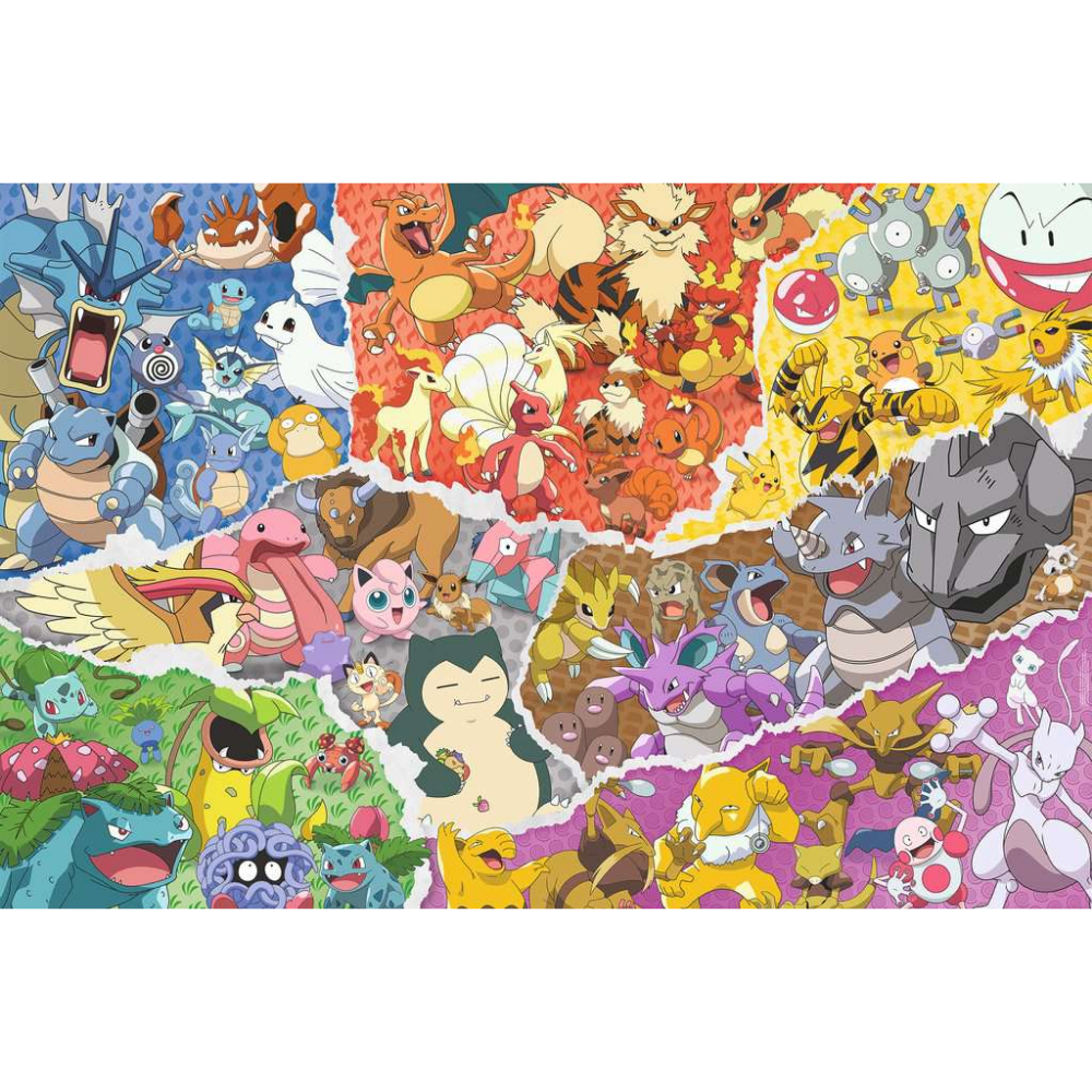 Puzzle 1500 p - Pokémon Classics, Puzzle adulte