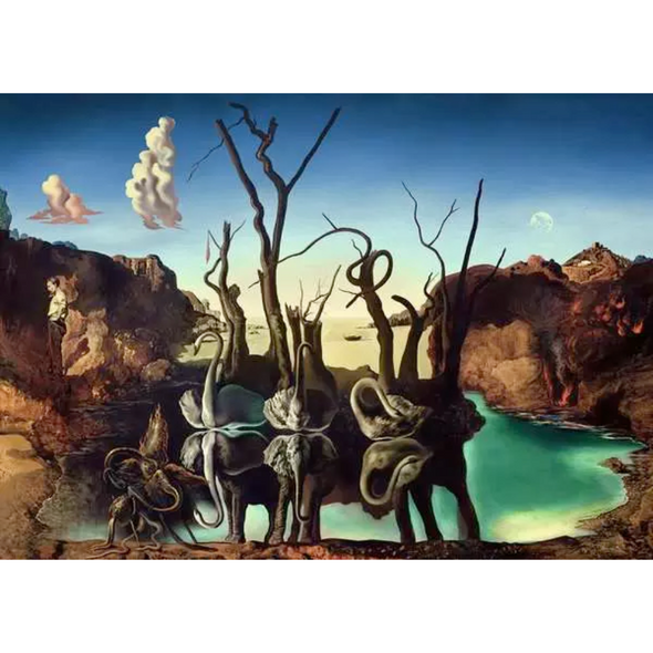 Salvador Dali: Swans Reflecting Elephants (1000 Pieces)