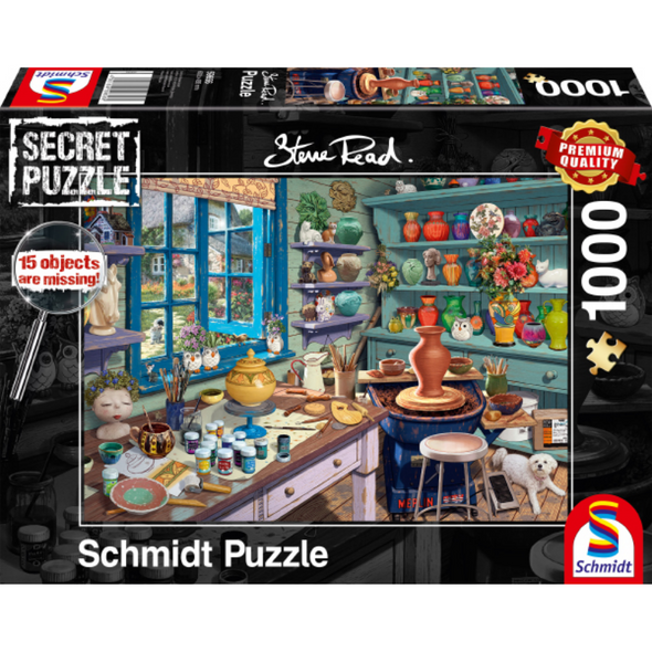 Secret Puzzle: Artist Studio (1000 Pieces)