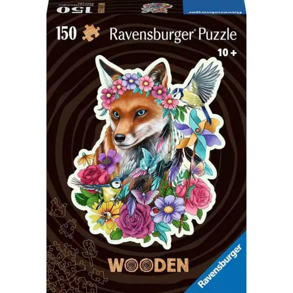 Wooden Puzzle: Shaped Fox (150 Pieces)