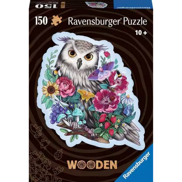 Wooden Puzzle: Shaped Owl (150 Pieces)