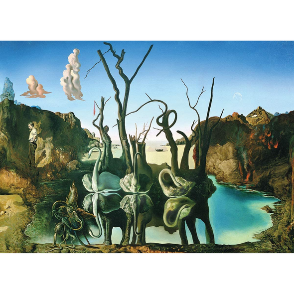 Salvador Dalí: Swans Reflecting Elephants