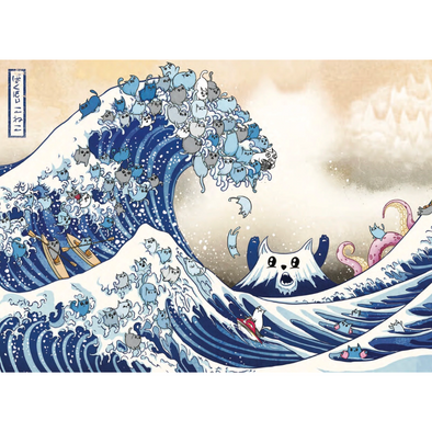 The Great Wave Off Cat-a-gawa (1000 Pieces)