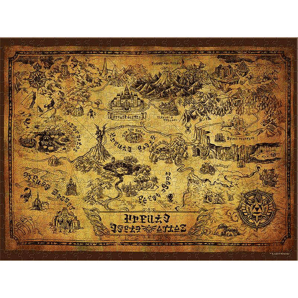 The Legend of Zelda: Hyrule Map Collector’s Puzzle