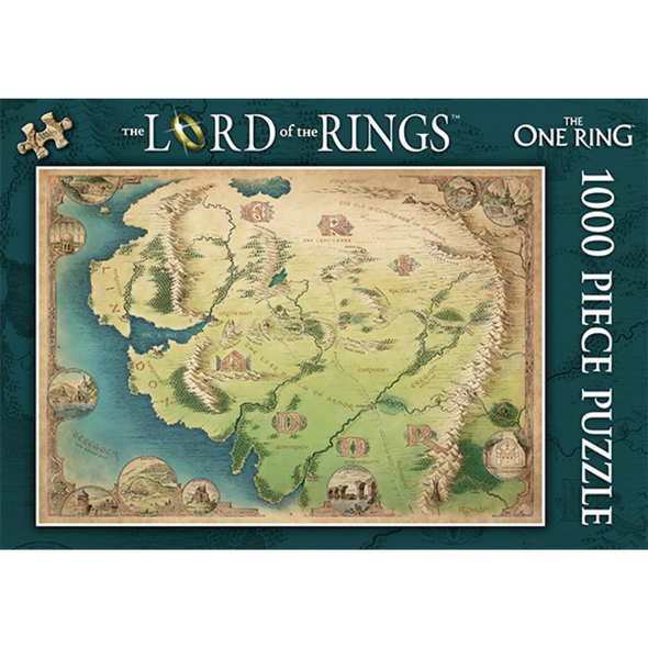 The Lord of the Rings: Map of Eriador (1000 Pieces)