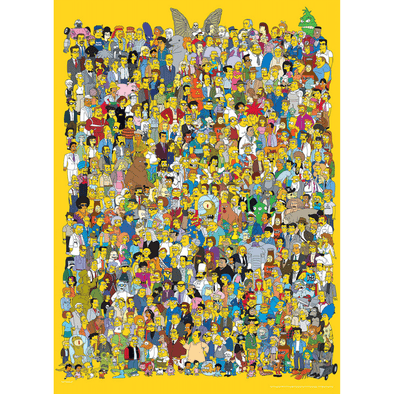 The Simpsons: Cast of Thousands (1000 Pieces)