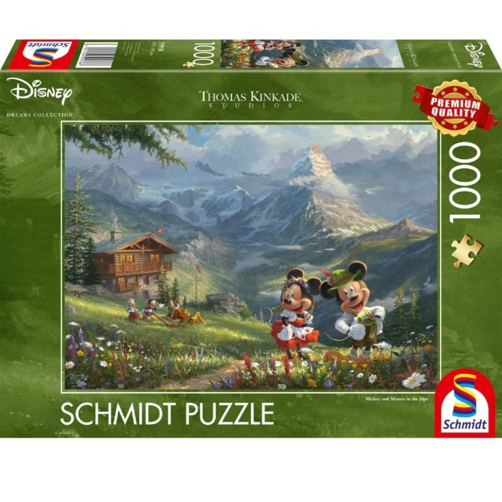 Puzzle Thomas Kinkade: Disney - Winnie the Pooh, 1 000 pieces