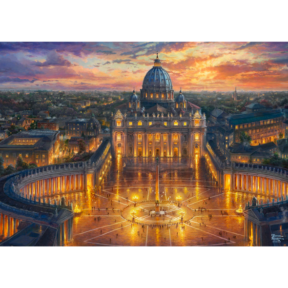 Thomas Kinkade: Vatican Sunset