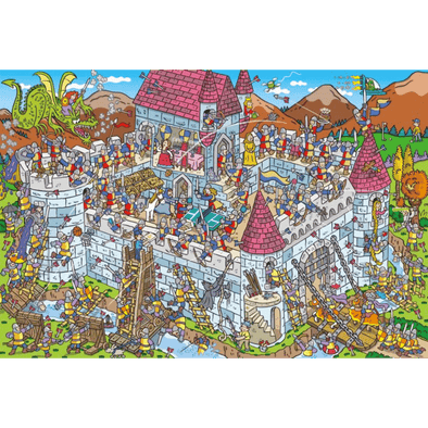 View into the Knight’s Castle (200 Pieces)