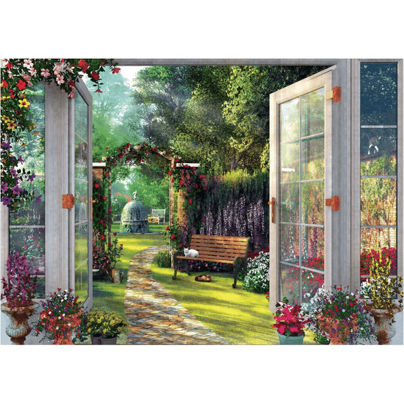 Dominic Davison: View of the Enchanted Gardens (1000 Pieces)