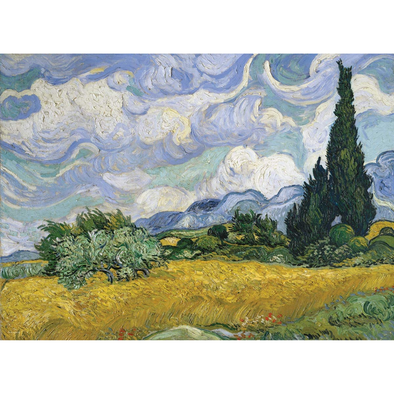 Van Gogh: Wheat Field with Cypresses