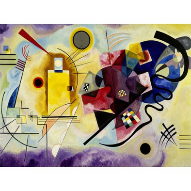 Wassily Kandinsky: Yellow Red Blue